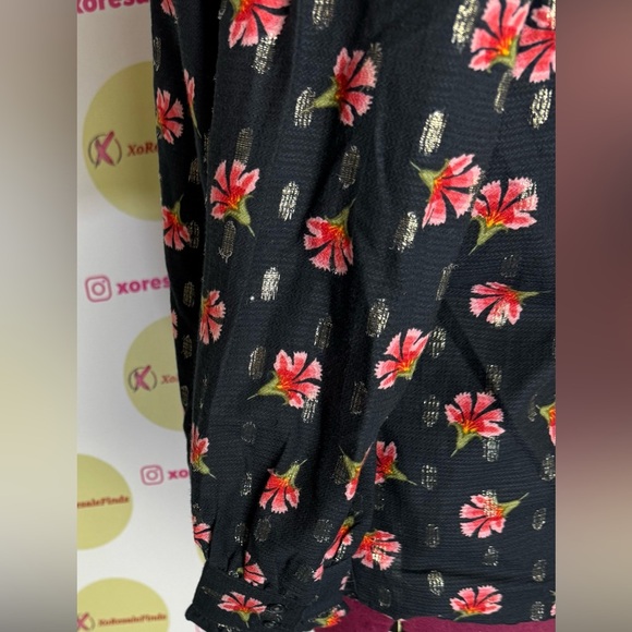 Loft Floral Long Sleeve Blouse - Picture 3 of 8